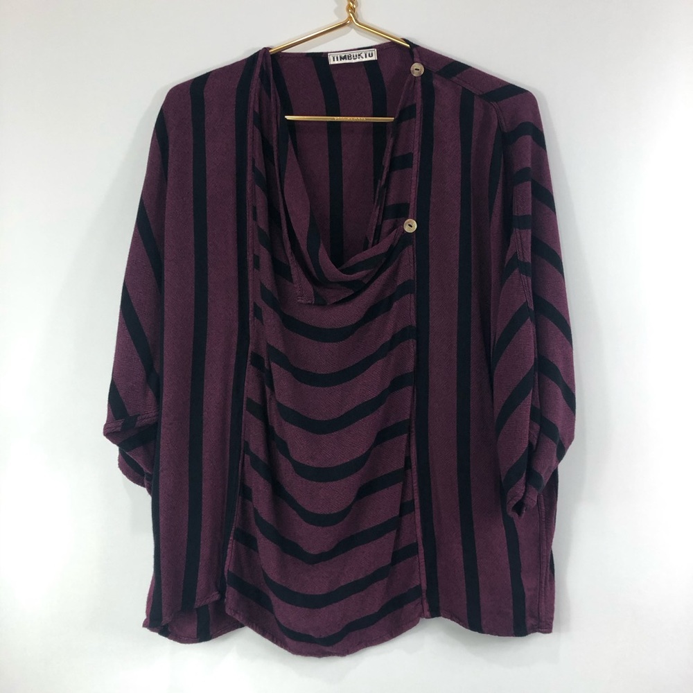 Timbuktu vintage 80's stripe top